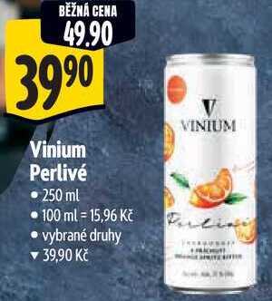 Vinium Perlivé, 250 ml