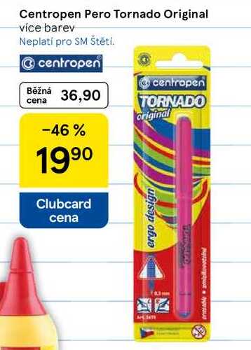 Centropen Pero Tornado Original, více barev  