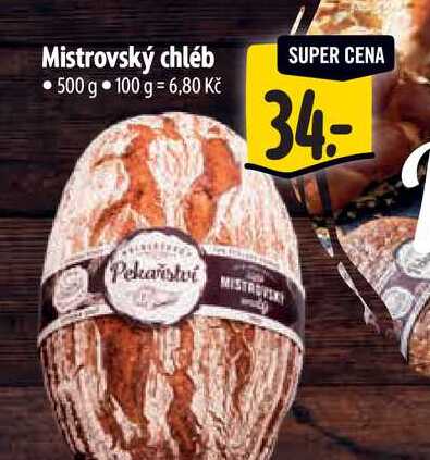 Mistrovský chléb 500 g 
