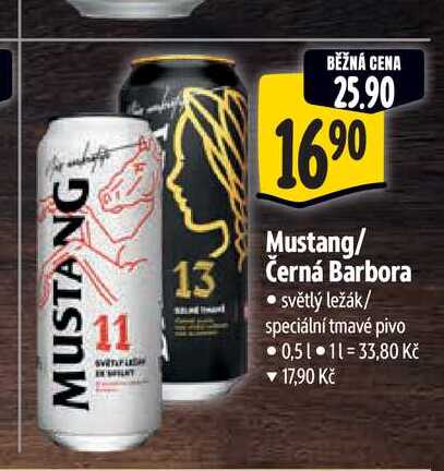  Mustang/ Černá Barbora 0,5 l 