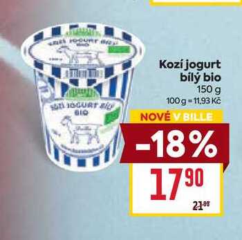 Kozí jogurt bilý bio 150 g 