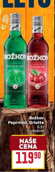 Božkov Peprmint, Griotte 0,5l