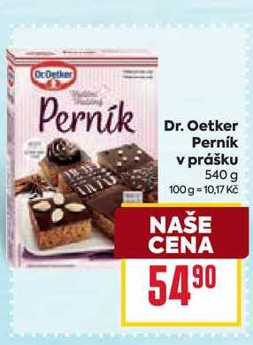Dr. Oetker Perník v prášku 540 g 