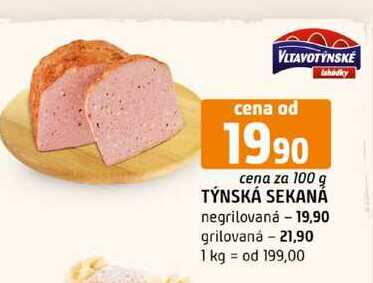 TÝNSKÁ SEKANÁ negrilovaná grilovaná 