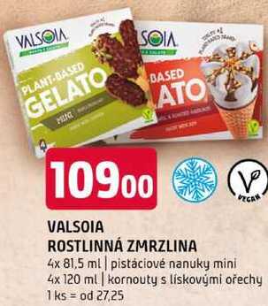 Valsoia Rostlinná zmrzlina
