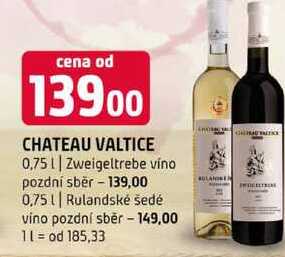 CHATEAU VALTICE 0,75l