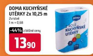 DOMA KUCHYŇSKÉ UTĚRKY 2x 10,25 m 2vrstvé 