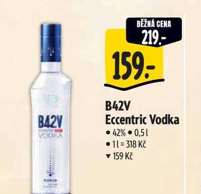   B42V Eccentric Vodka 42% 0,5 l