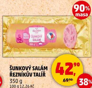 ŠUNKOVÝ SALÁM ŘEZNÍKŮV TALÍŘ, 350 g