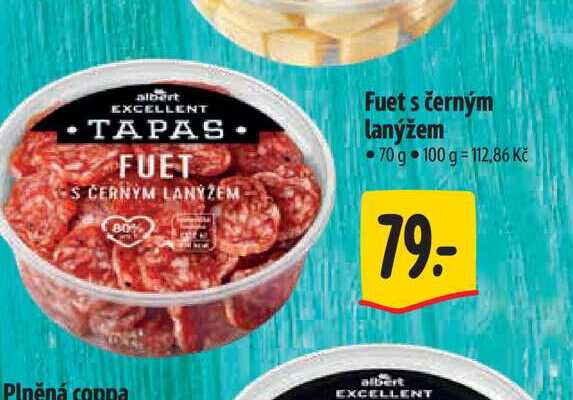   Fuet s černým lanýžem 70 g 