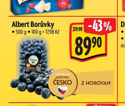 Albert Borůvky 500 g 