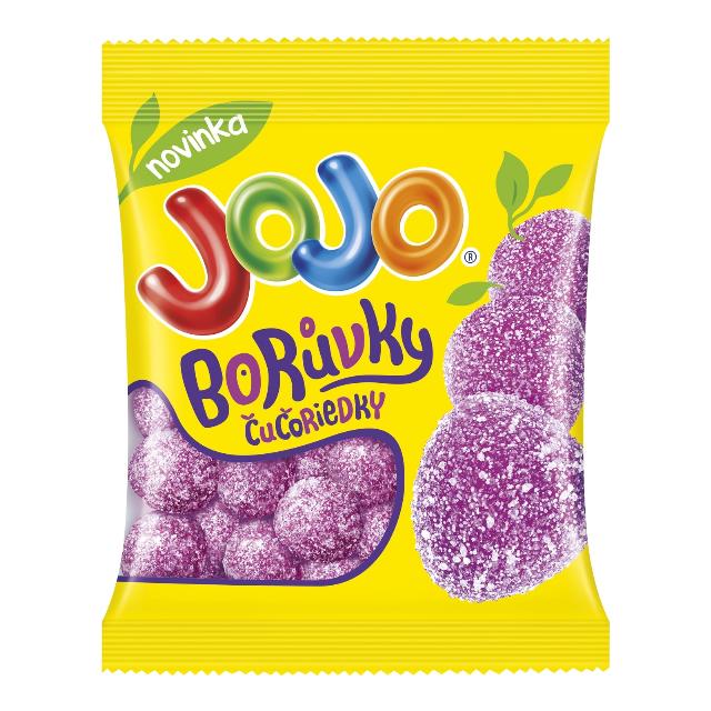 Jojo Borůvky želé bonbóny s borůvkovou příchutí