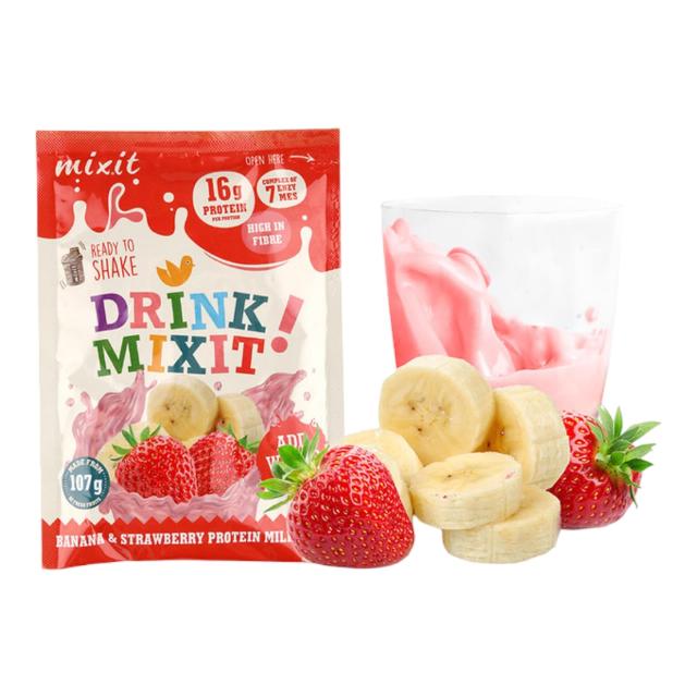 Mixit Proteinový Drink banán & jahoda