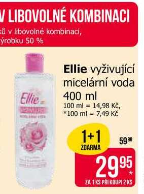 Ellie vyživující micelární voda 400 ml 