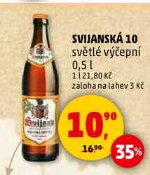 SVIJANSKÁ 10 světlé výčepní, 0,5 l