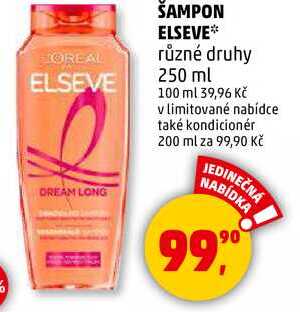 ĽOréal Elseve šampon, 250 ml