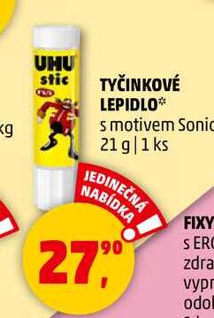 TYČINKOVÉ LEPIDLO s motivem Sonic, 21 g 