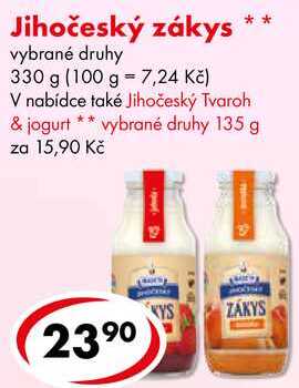 Jihočeský zákys, 330 g