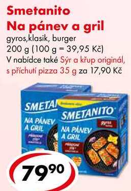 Smetanito Na pánev a gril, 200 g