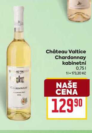 Château Valtice Chardonnay kabinetní 0,75l