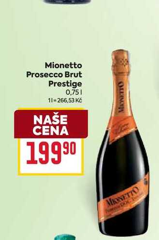 Mionetto Prosecco Brut Prestige 0,75l