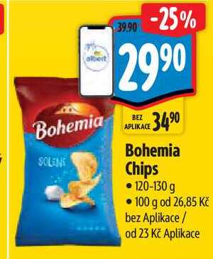 Bohemia Chips, 120-130 g 
