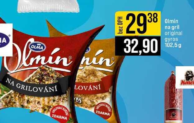 Olmin na gril original gyros 102,5 g