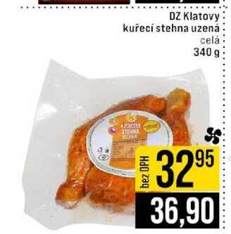 DZ Klatovy kuřecí stehna uzená celá 340 g