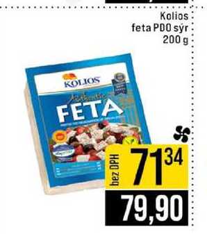 Kolios feta PDO sýr 200 g 