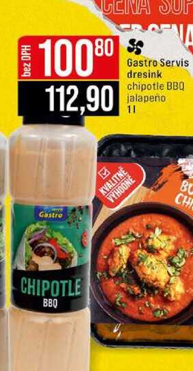 Gastro Servis dresink chipotle BBQ jalapeño 1l