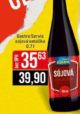 Gastro Servis sojová omáčka 0,7l