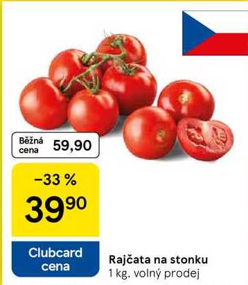 Rajčata na stonku, 1 kg 