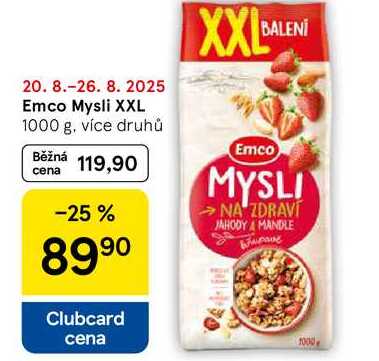Emco Mysli XXL, 1000 g, více druhů 
