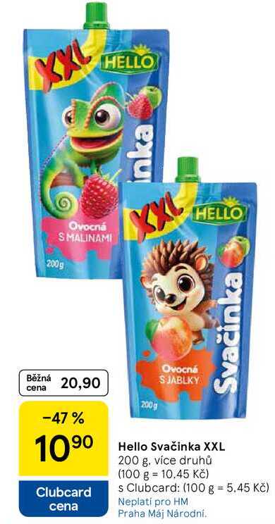 Hello Svačinka XXL, 200 g, více druhů 