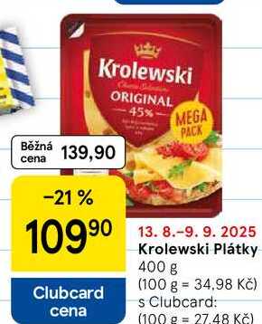 Krolewski Plátky, 400 g