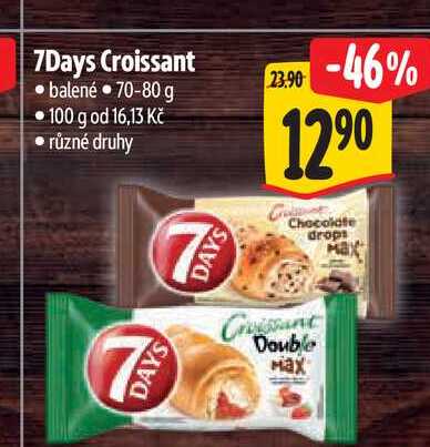 7Days Croissant balené 70-80 g  