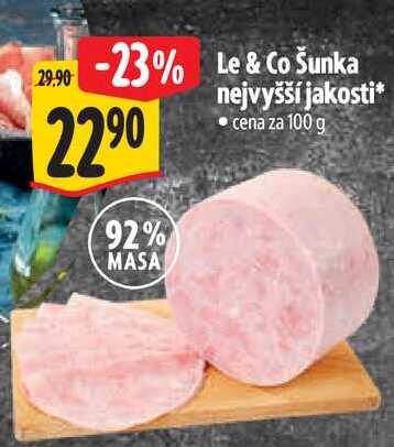  Le & Co Šunka 100 g