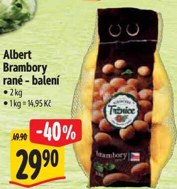 Albert Brambory rané - balení, 2 kg