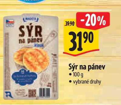   Sýr na pánev 100 g 