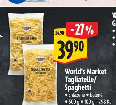   World's Market Tagliatelle/ Spaghetti  500 g