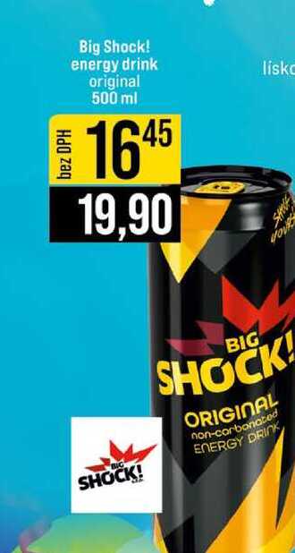Big Shock! energy drink original 500 ml