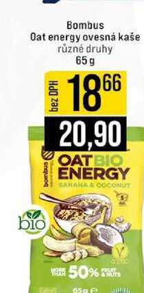 Bombus Oat energy ovesná kaše bombus různé druhy 65g 