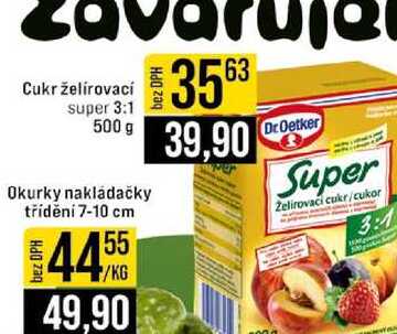 Cukr želírovací super 3:1 500 g