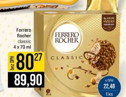Ferrero Rocher classic 4 x 70 ml
