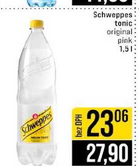 Schweppes tonic original pink 1,5l