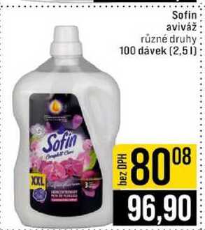 Sofin aviváž různé druhy 100 dávek (2,5l)