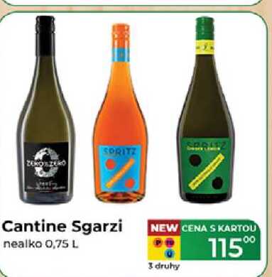 Cantine Sgarzi nealko 0,75 L  