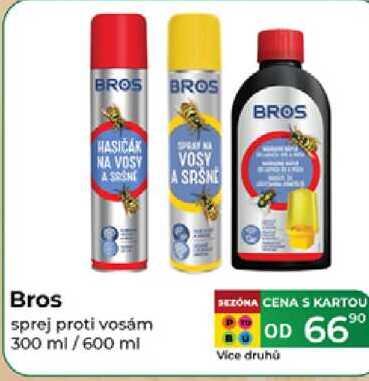 Bros sprej proti vosám 300 ml/600 ml  