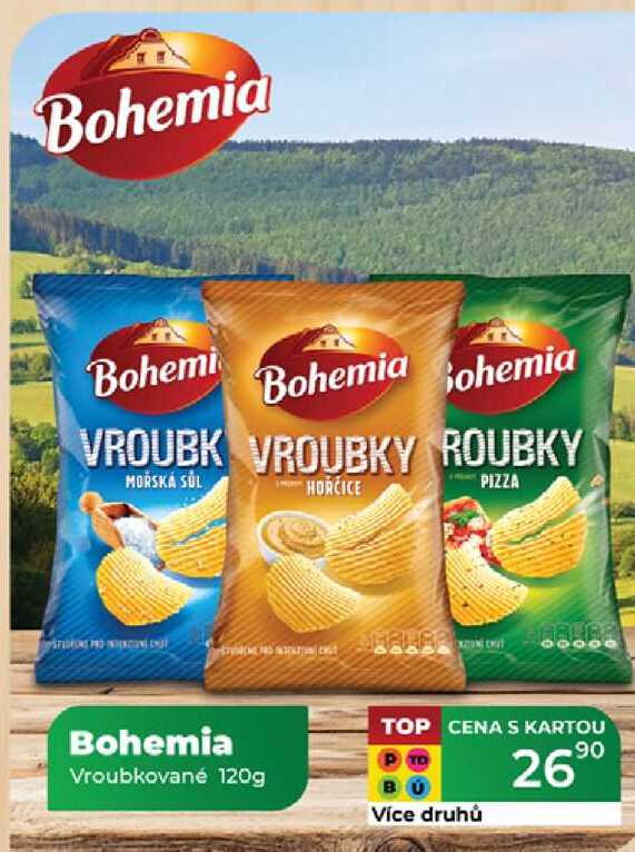 Bohemia Vroubkované 120g 