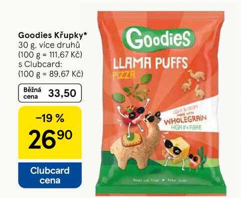 Goodies Křupky, 30 g, více druhů  